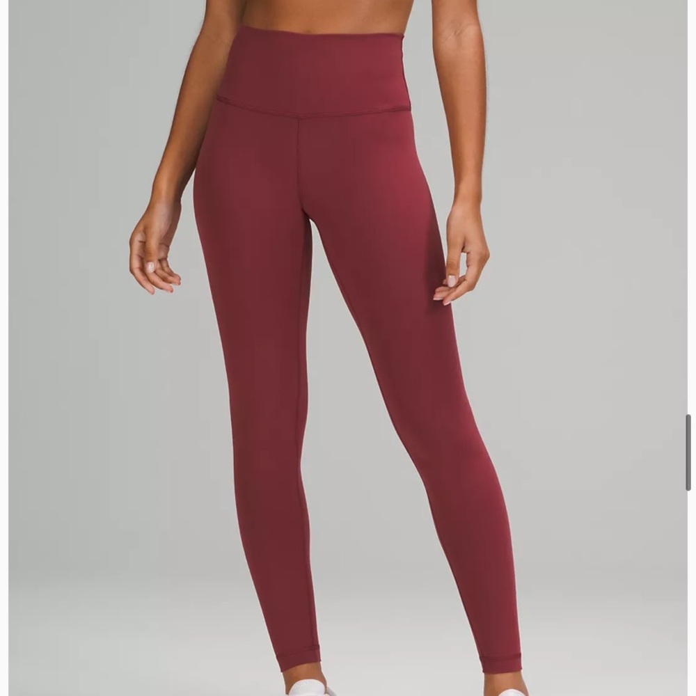 Lululemon Wunder Train HR Tight 28” * Mulled Wine